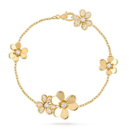 [Riva Jewelry]LUMINOUS BLOSSOM 5-MOTIV-ANHÄNGERARMBAND