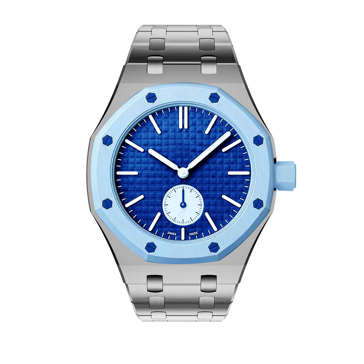 [Riva Jewelry]OAK POP EXKLUSIVES SILBERNES EDELSTAHLARMBAND