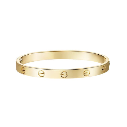 [Riva Jewelry]クラシック 6.1MM ラブ シングルスクリューバングル