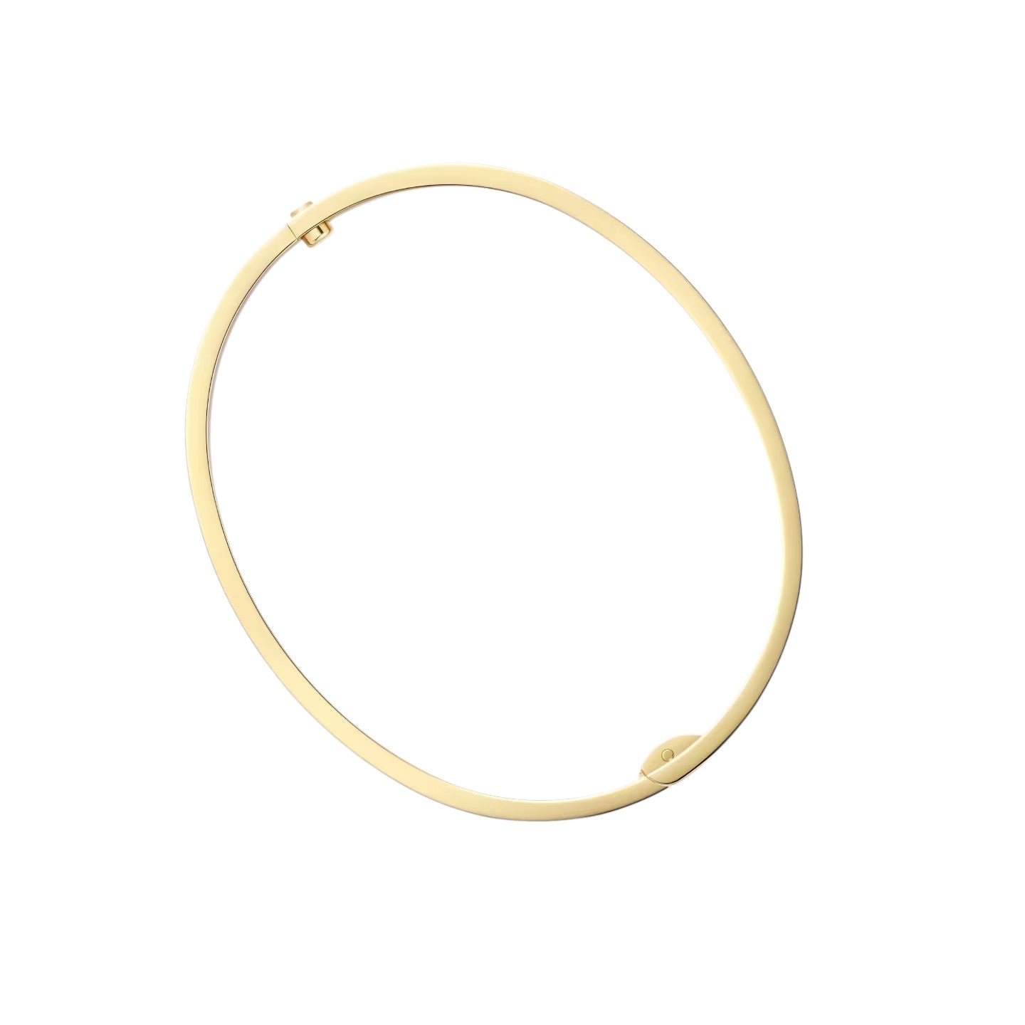 [Riva Jewelry]KLASSISCHER 6,1 MM LOVE EINZELSCHRAUBVERSCHLUSS-ARMBREIF – 10 DIAMANTEN