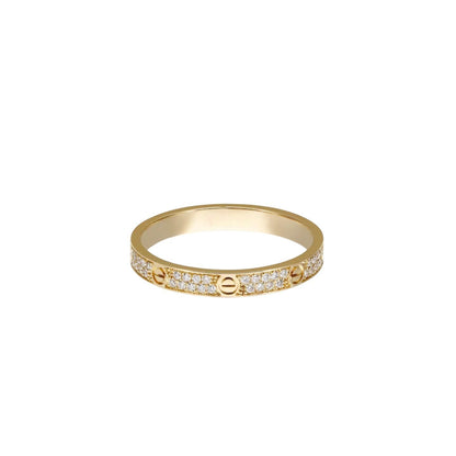[Riva Schmuck]LIEBE 2.6MM PAVÉ DIAMANTENRING