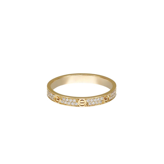 [Riva Schmuck]LIEBE 2.6MM PAVÉ DIAMANTENRING
