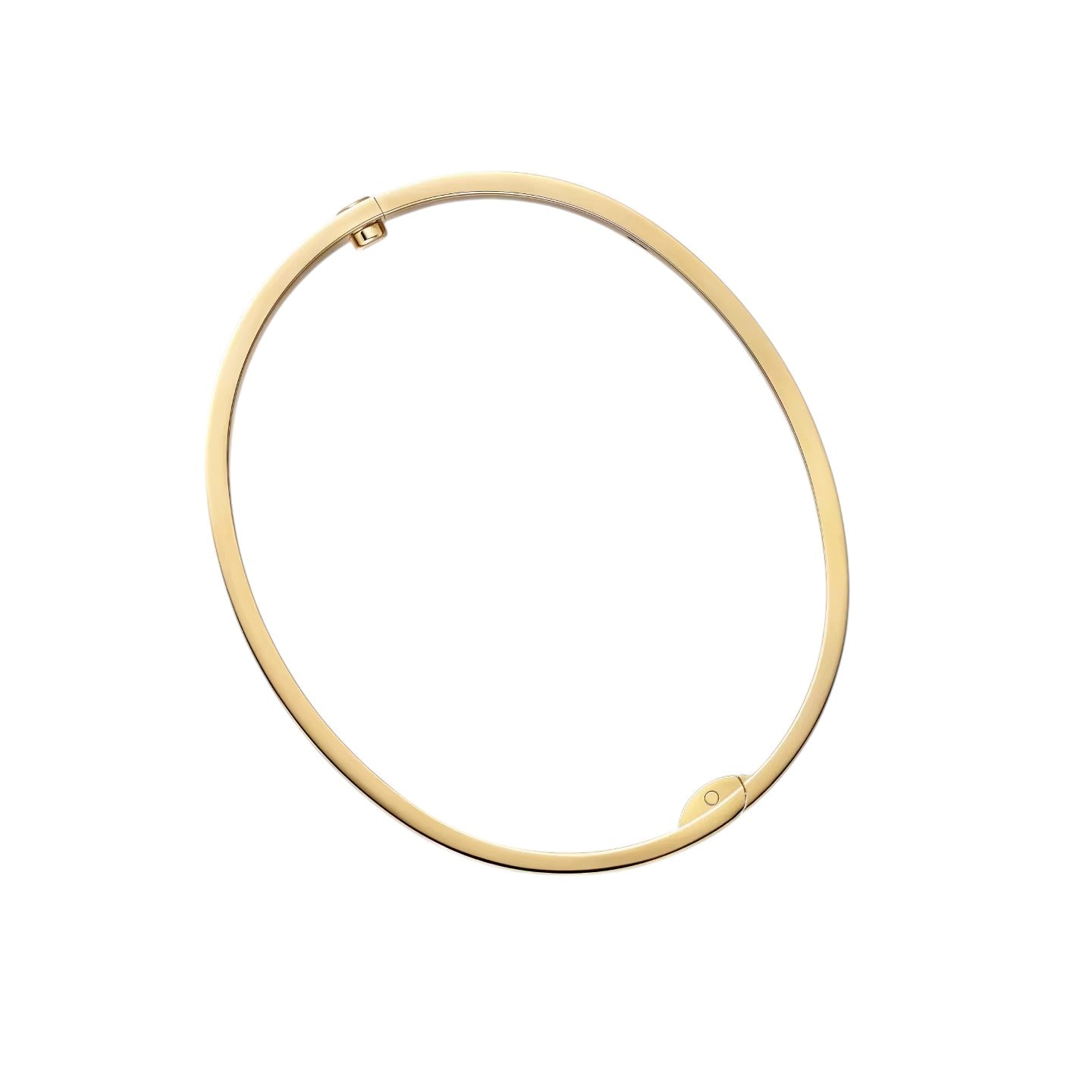 [Riva Jewelry]クラシック 6.1MM ラブバングル - 10ダイヤモンド フルパヴェ