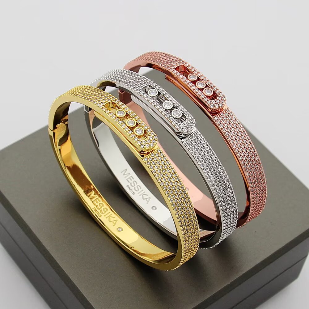 [Riva Jewelry]MOVE NOA FULL-PAVÉ DIAMOND BANGLE BRACELET