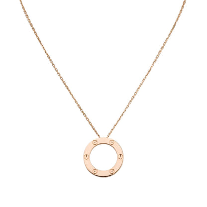 [Riva Jewelry]ラブ ラージ サークル ペンダントネックレス