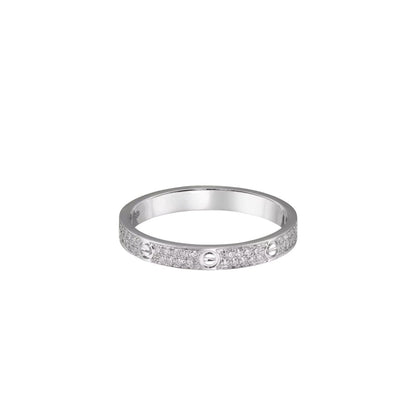 [Riva Schmuck]LIEBE 2.6MM PAVÉ DIAMANTENRING