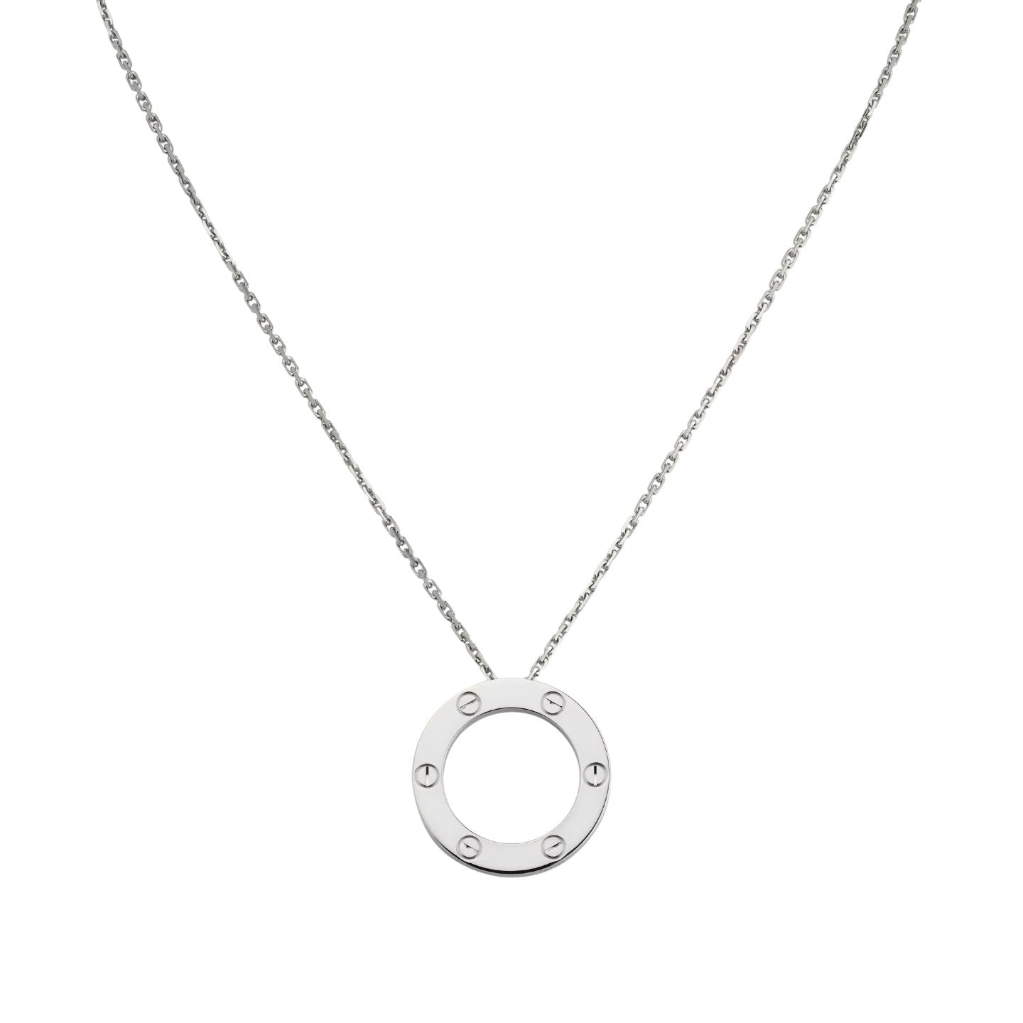 [Riva Jewelry]ラブ ラージ サークル ペンダントネックレス