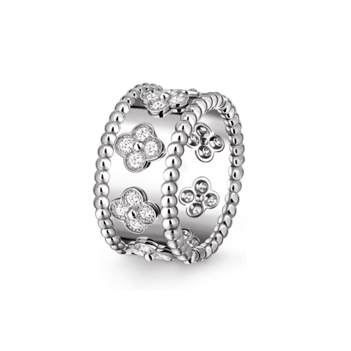 [Riva Jewelry]カレイドスコープ ラディアンス ワイドバンドリング