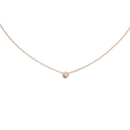 [Riva Jewelry]LOVE SCREW PENDANT SINGLE DIAMOND NECKLACE