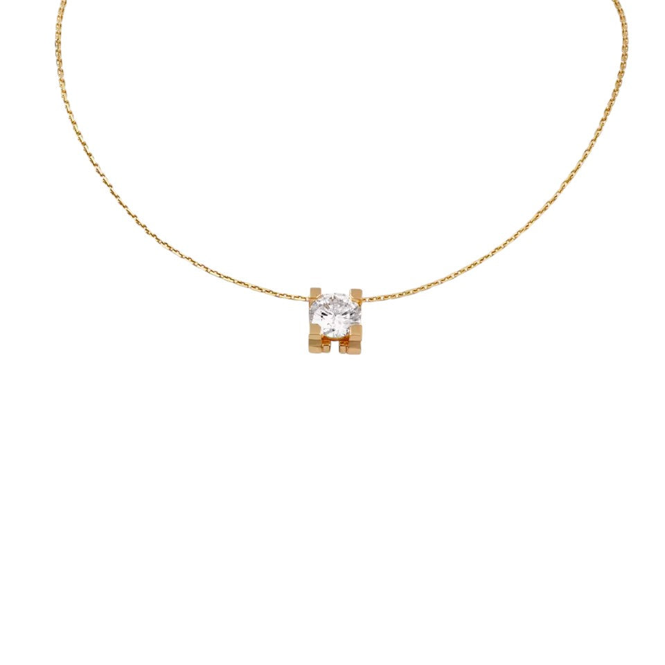 [Riva Jewelry]C DE PENDANT DIAMOND NECKLACE
