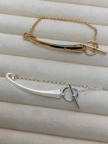 [Riva Jewelry]CLOU DE FORGE BRACELET WITH SQUARE CONE STUDS