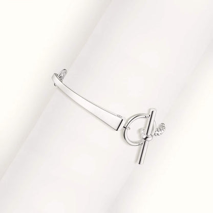 [Riva Jewelry]CLOU DE FORGE BRACELET WITH SQUARE CONE STUDS
