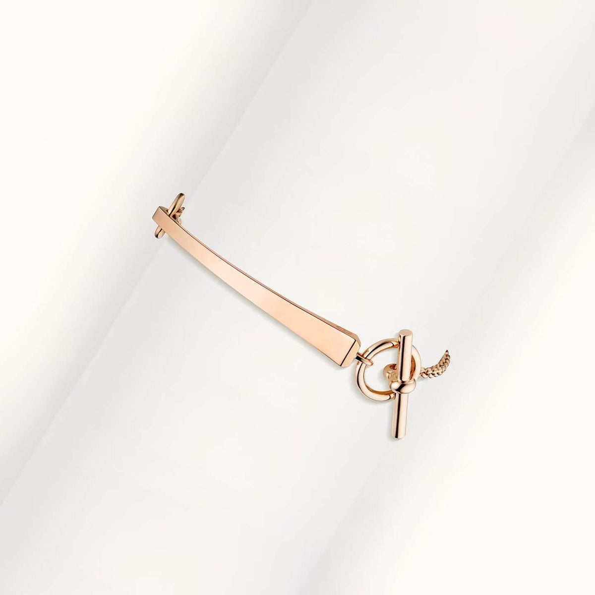 [Riva Jewelry]CLOU DE FORGE BRACELET WITH SQUARE CONE STUDS