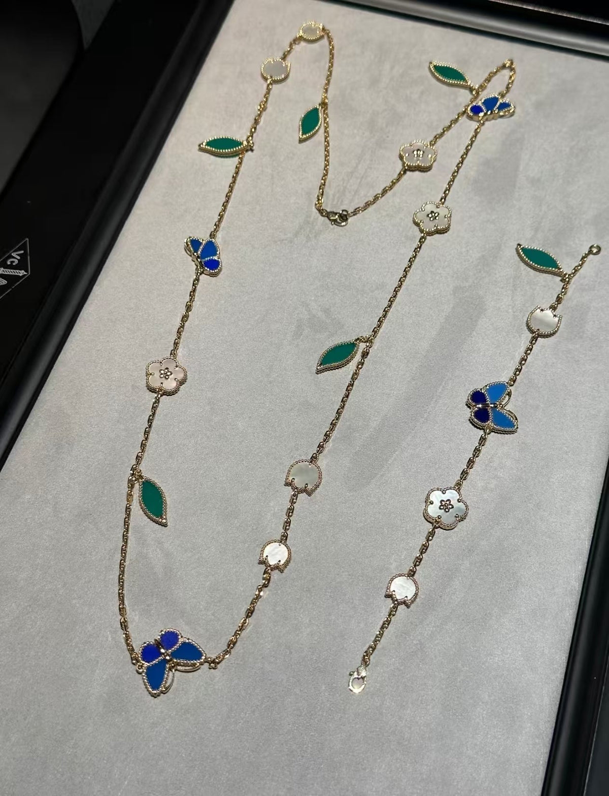 [Riva Jewelry ]LUCKY SPRING GOLD  MOTIFS  NECKLACE