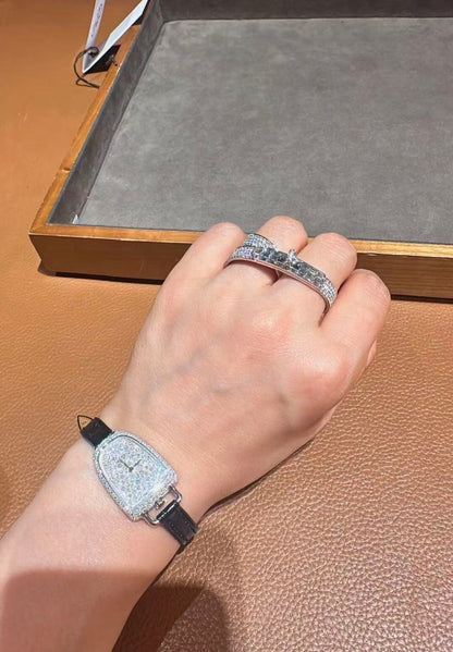 [Riva Jewelry]NEW STYLE FULL CIRCLE DOUBLE DIAMOND RING
