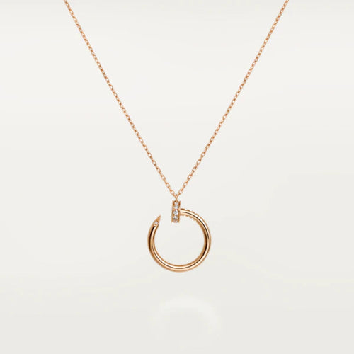 [Riva Jewelry ]JUSTE NECKLACE PINK GOLD