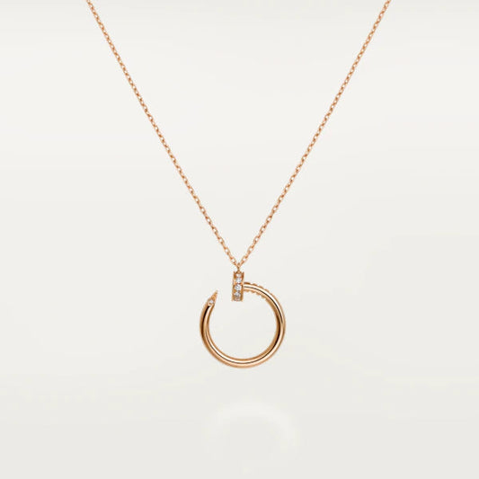 [Riva Jewelry ]JUSTE NECKLACE PINK GOLD