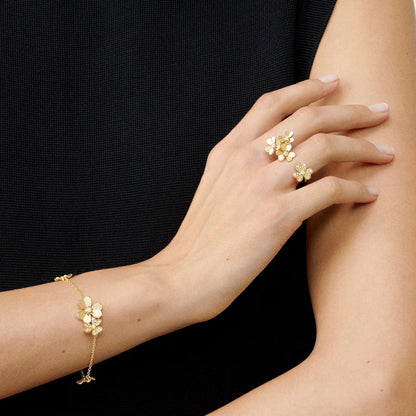 [Riva Jewelry]LUMINOUS BLOSSOM 5-MOTIV-ANHÄNGERARMBAND