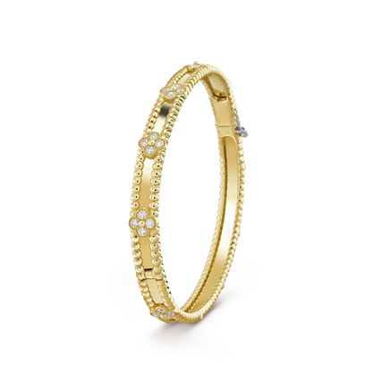 [Riva Jewelry ]CLOVER BRACELET 4MM DIAMONDS