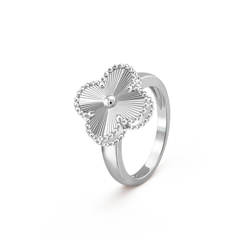 [Riva Jewelry ]CLOVER SILVER RING