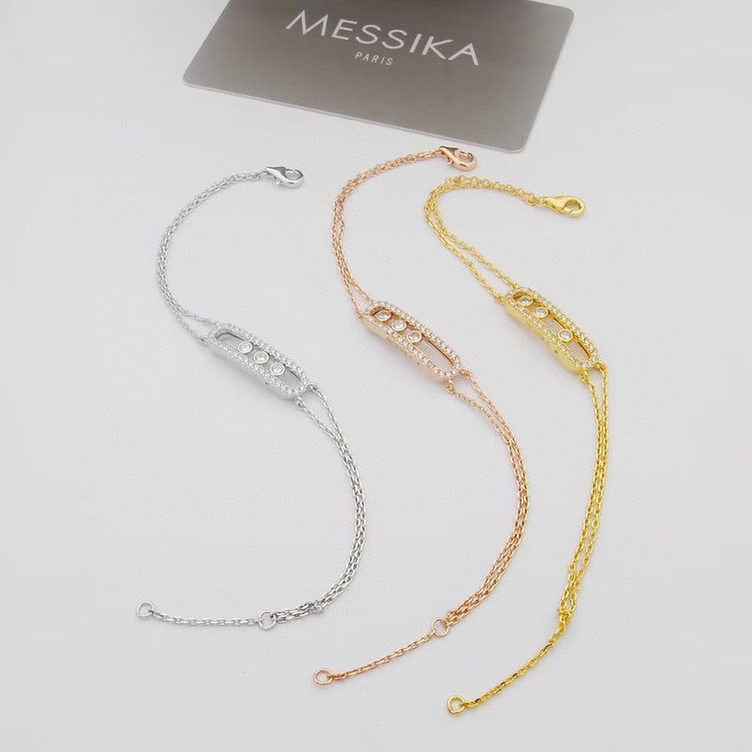 [Riva Jewelry]ムーブ クラシック パヴェ ダイヤモンド ブレスレット