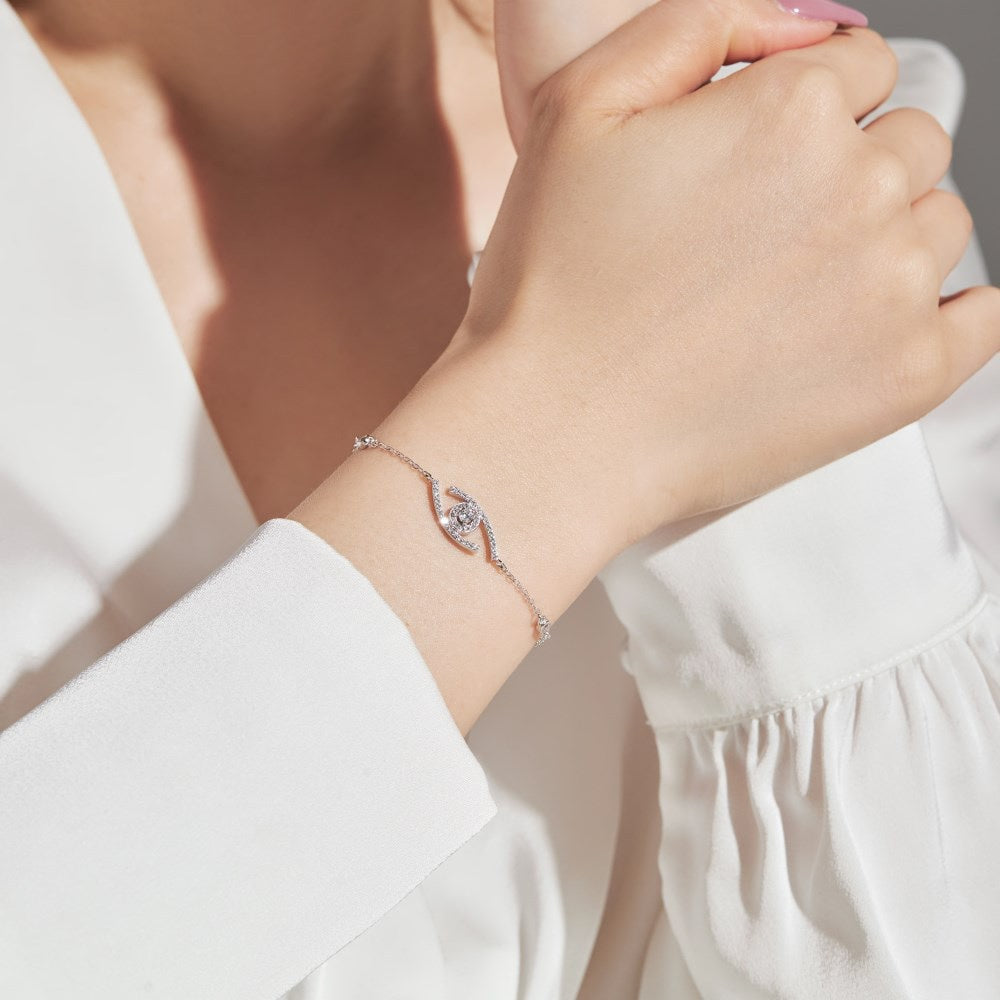 [Riva Jewelry]LUCKY EYE PAVÉ-BESETZTES DIAMANTARMREIF