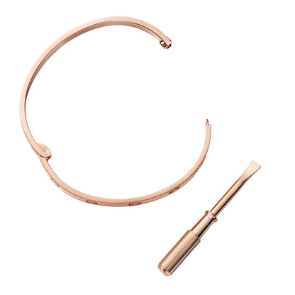 [Riva Jewelry]クラシック 6.1MM ラブ シングルスクリューバングル