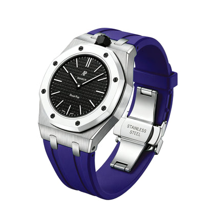 [Riva Jewelry]Royal Oak Pop Exclusive Stahlgehäuse & Silikonarmband mit Wiege