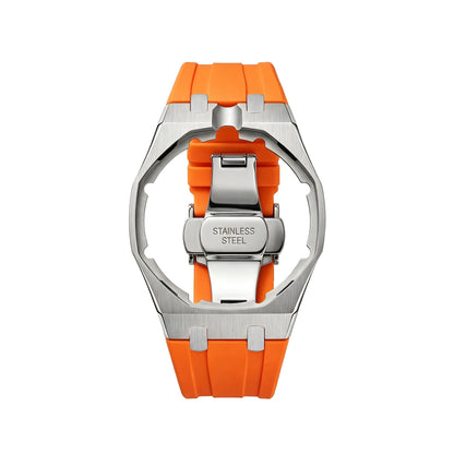 [Riva Jewelry]Royal Oak Pop Exclusive Stahlgehäuse & Silikonarmband mit Wiege
