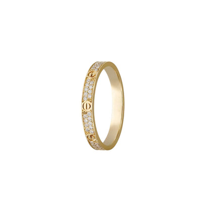 [Riva Schmuck]LIEBE 2.6MM PAVÉ DIAMANTENRING