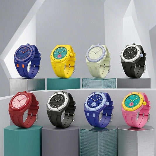 [Riva Schmuck]ROYAL OAK POP EXKLUSIVES BIOCERAMIC GEHÄUSE & SILIKONARMBAND