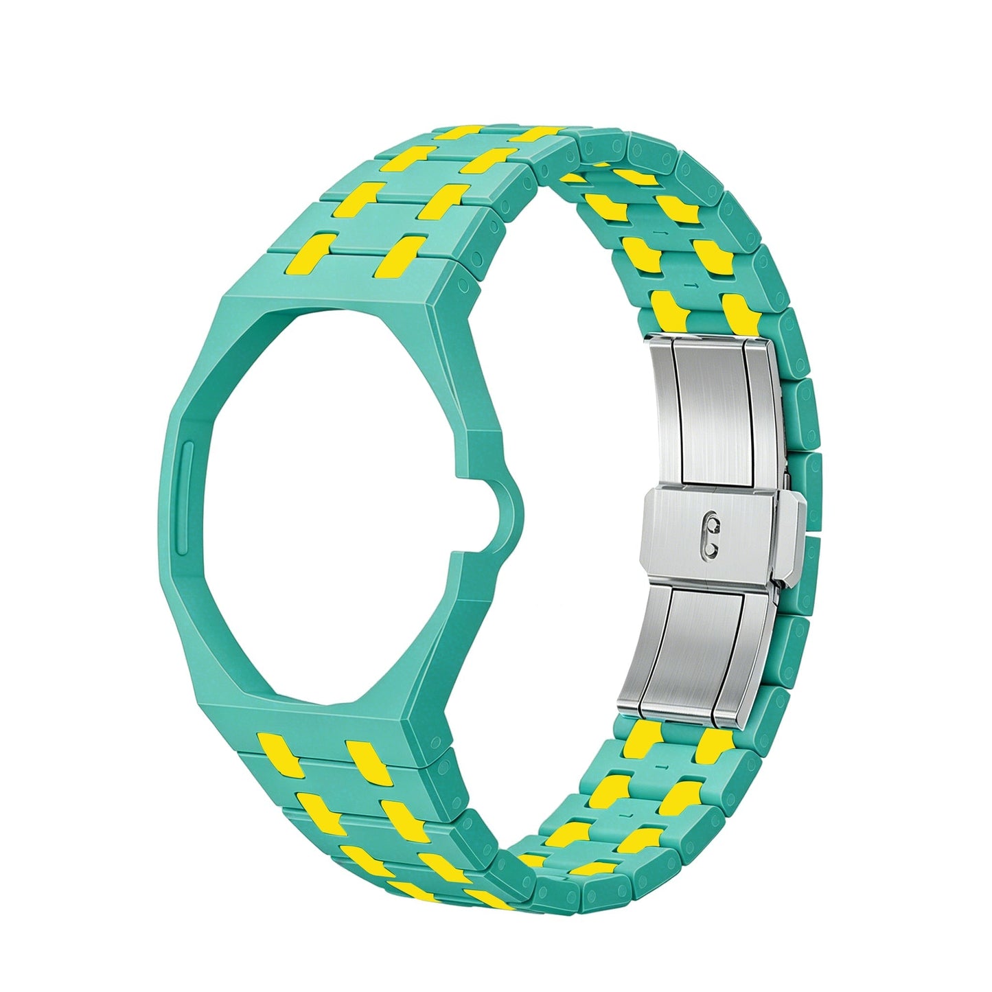 [Riva Jewelry]Royal Oak Pop Exklusiv Biokeramik Gehäuse & Biokeramik Band Mix Farbe