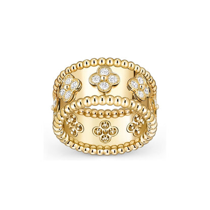 [Riva Jewelry]カレイドスコープ ラディアンス ワイドバンドリング