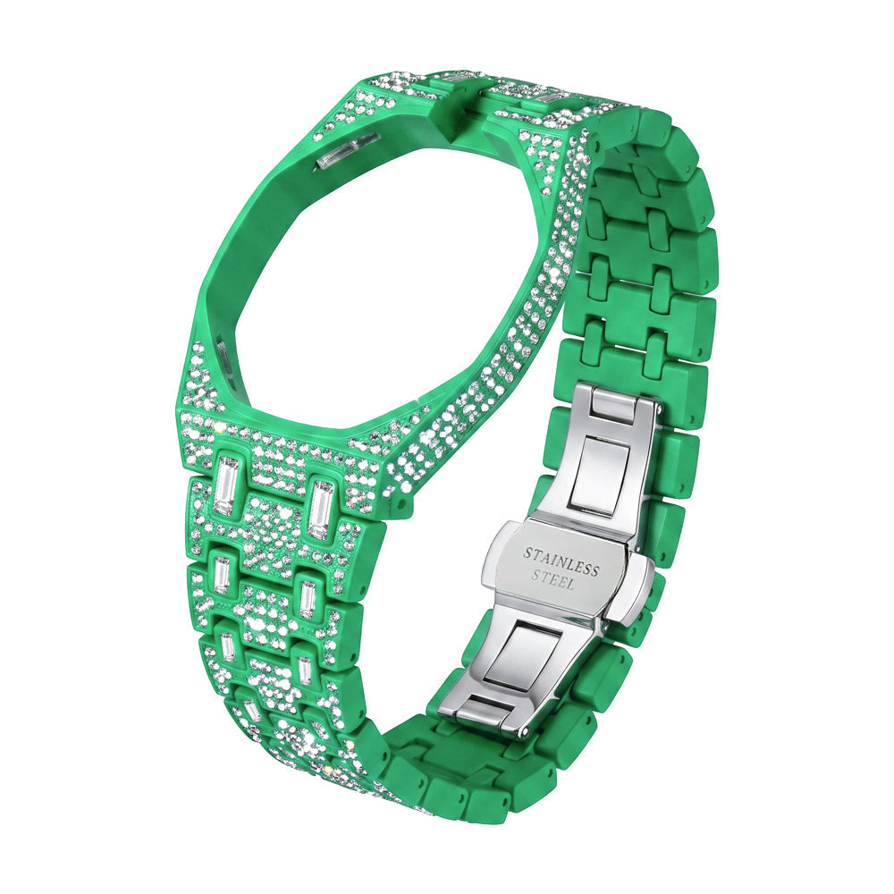 [Riva Jewelry]Royal Oak Pop Exklusiv Bioceramic Gehäuse & Bioceramic Armband Full Diamond