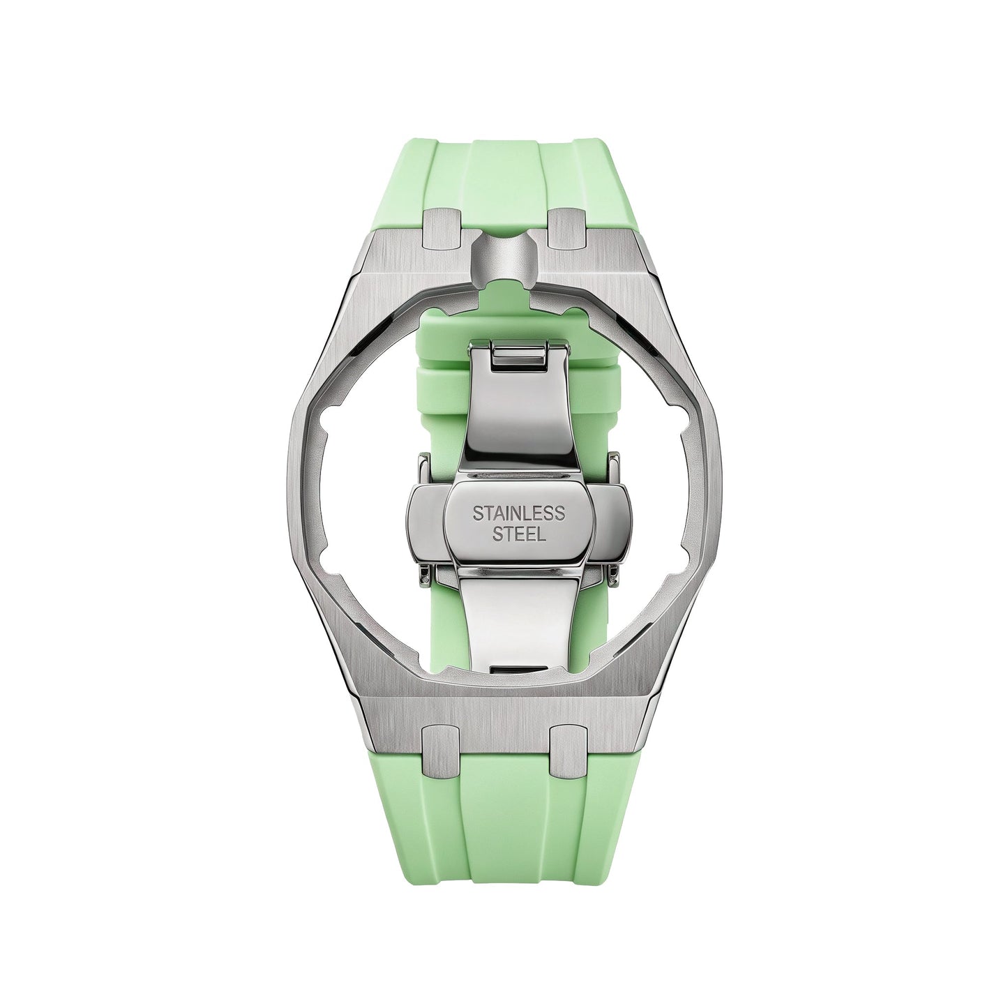 [Riva Jewelry]Royal Oak Pop Exclusive Stahlgehäuse & Silikonarmband mit Wiege