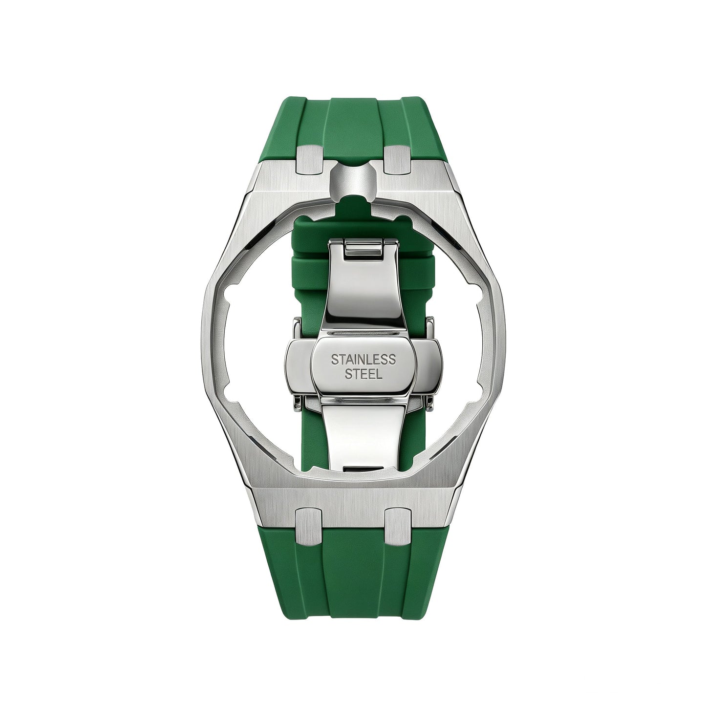 [Riva Jewelry]Royal Oak Pop Exclusive Stahlgehäuse & Silikonarmband mit Wiege