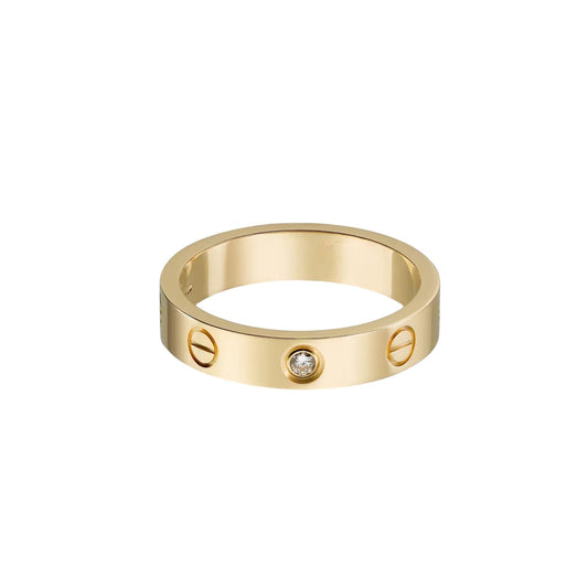 [Riva Jewelry]LOVE 4MM 1 DIAMANTENRING
