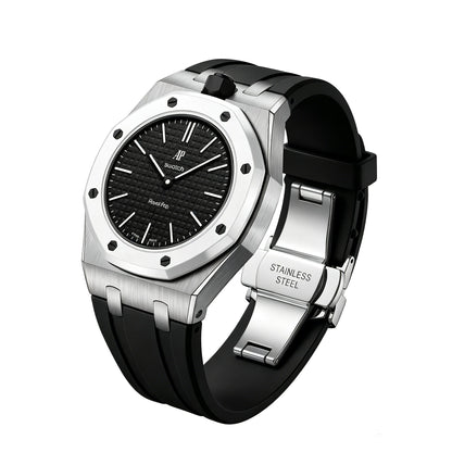 [Riva Jewelry]Royal Oak Pop Exclusive Stahlgehäuse & Silikonarmband mit Wiege