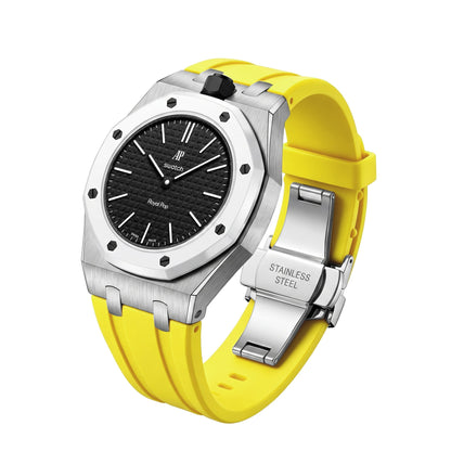 [Riva Jewelry]Royal Oak Pop Exclusive Stahlgehäuse & Silikonarmband mit Wiege