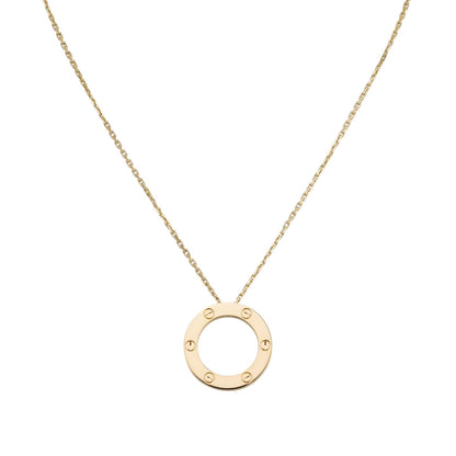 [Riva Jewelry]ラブ ラージ サークル ペンダントネックレス