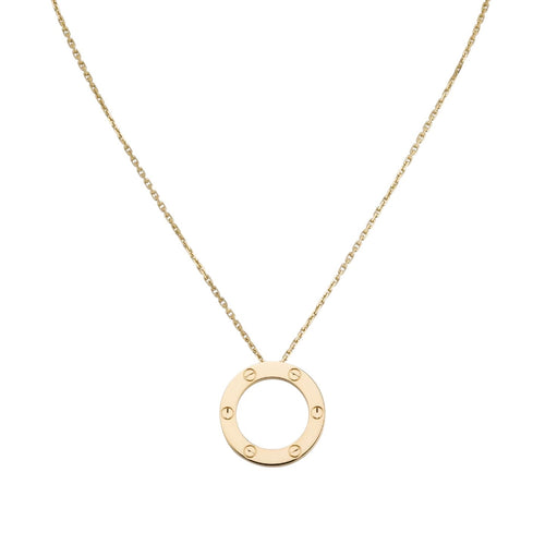 [Riva Jewelry]ラブ ラージ サークル ペンダントネックレス