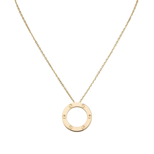 [Riva Jewelry]ラブ ラージ サークル ペンダントネックレス