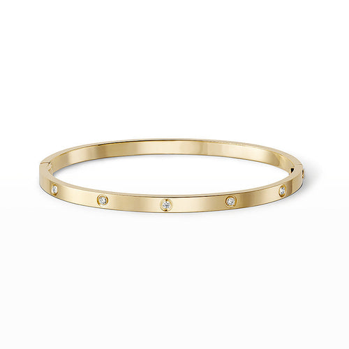 [リーヴァ ジュエリー]LOVE 3.65MM スモールモデル バングル - 10ダイヤモンド