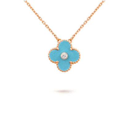 [Riva Jewelry]15MM KLEEBLUMEN-DIAMANTANHÄNGER-KOLLEKTION