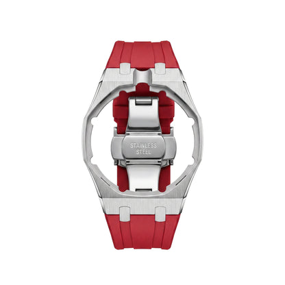 [Riva Jewelry]Royal Oak Pop Exclusive Stahlgehäuse & Silikonarmband mit Wiege