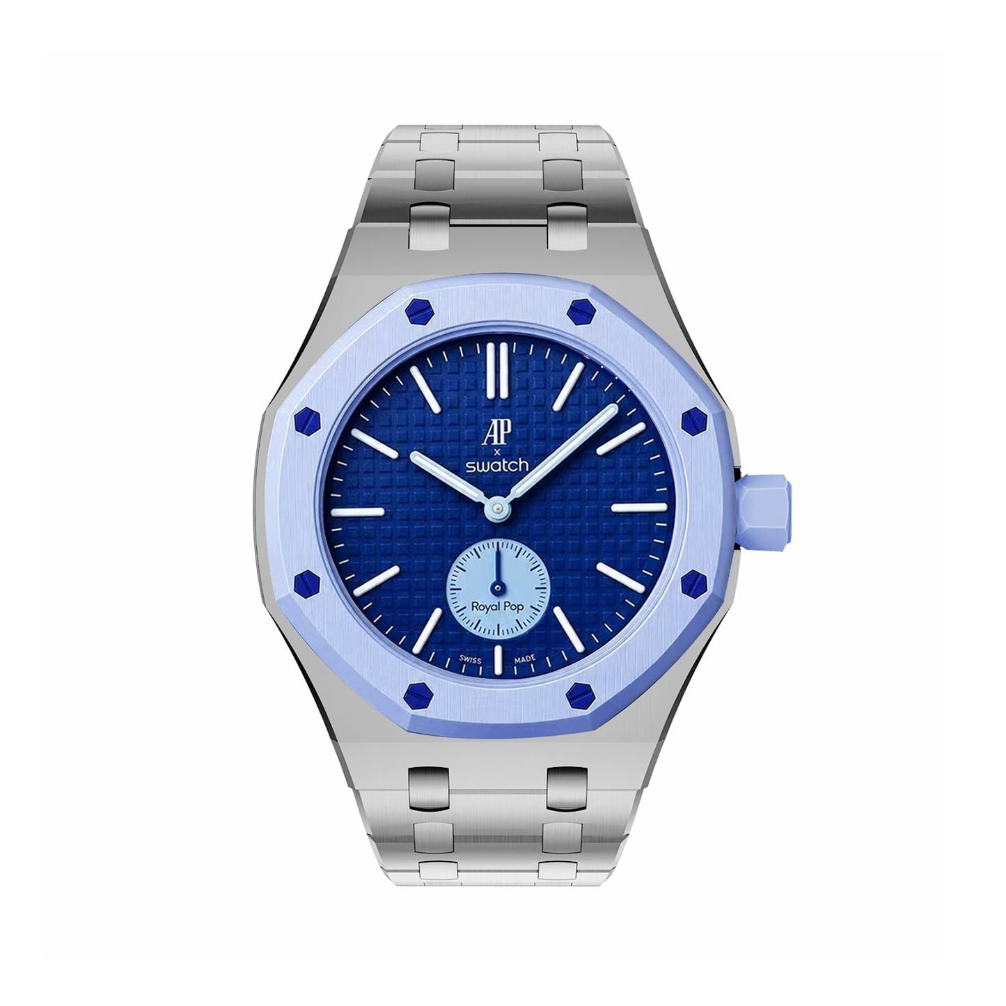 [Riva Jewelry]ROYAL OAK POP EXKLUSIVES STAHLGEHÄUSE & SILIKONARMBAND