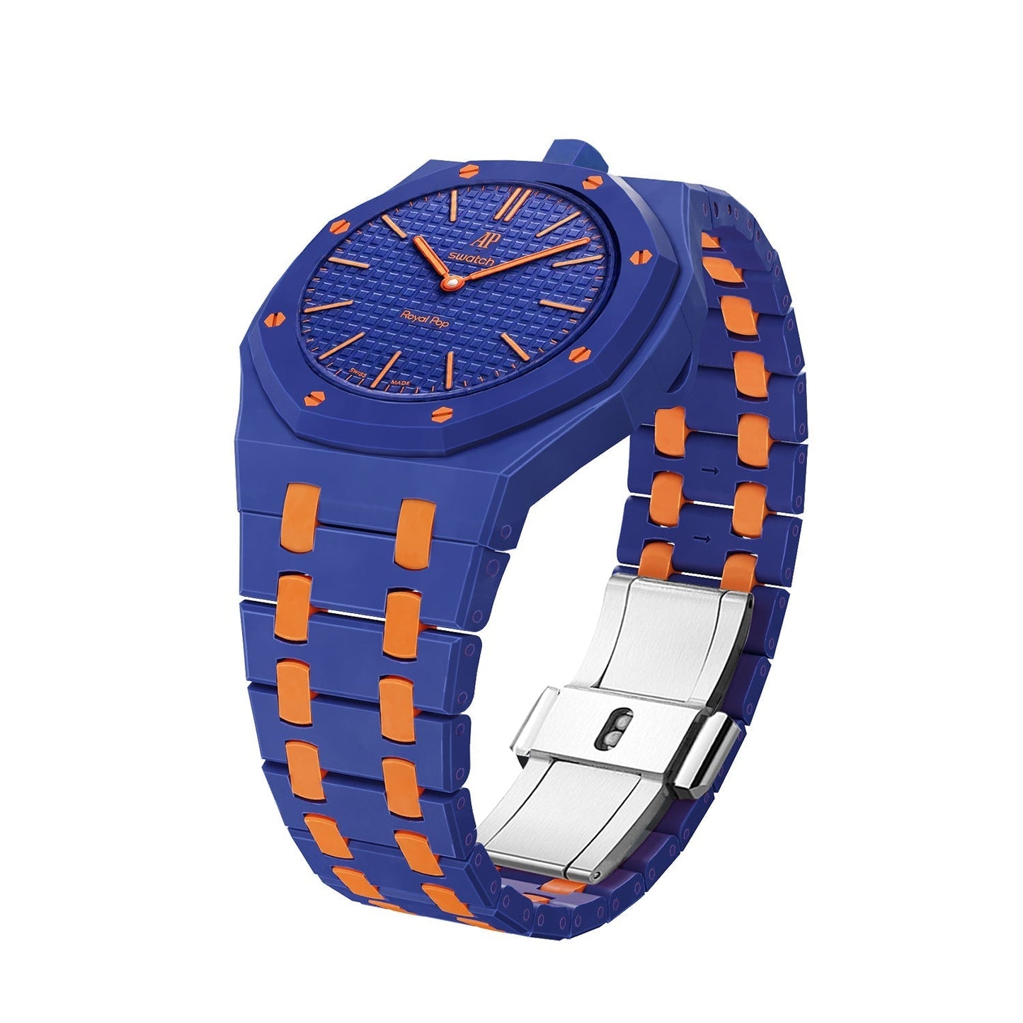 [Riva Jewelry]Royal Oak Pop Exklusiv Biokeramik Gehäuse & Biokeramik Band Mix Farbe