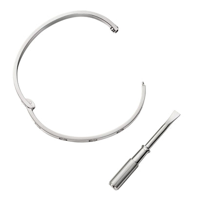 [Riva Jewelry]クラシック 6.1MM ラブ シングルスクリューバングル