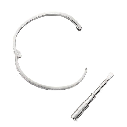 [Riva Jewelry]クラシック 3.65mm ラブ フルパヴェ バングル