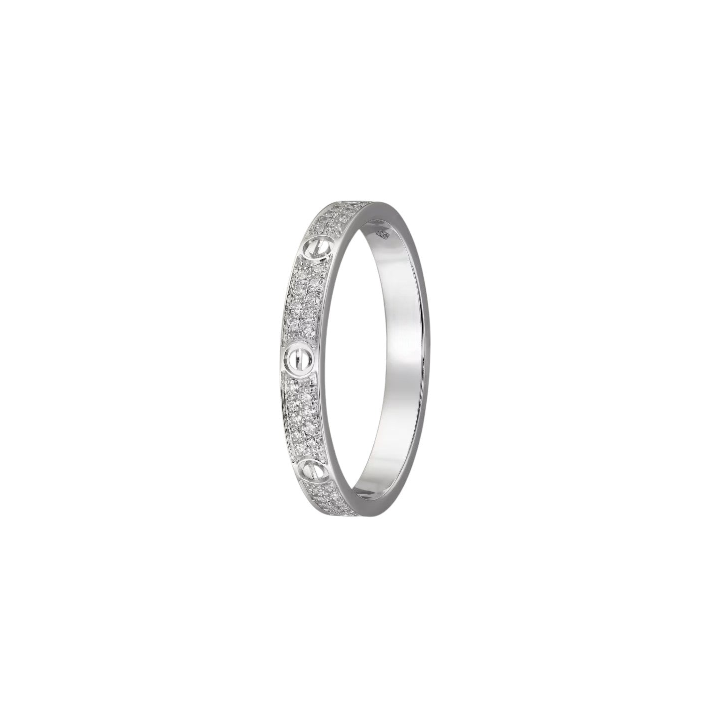 [Riva Schmuck]LIEBE 2.6MM PAVÉ DIAMANTENRING